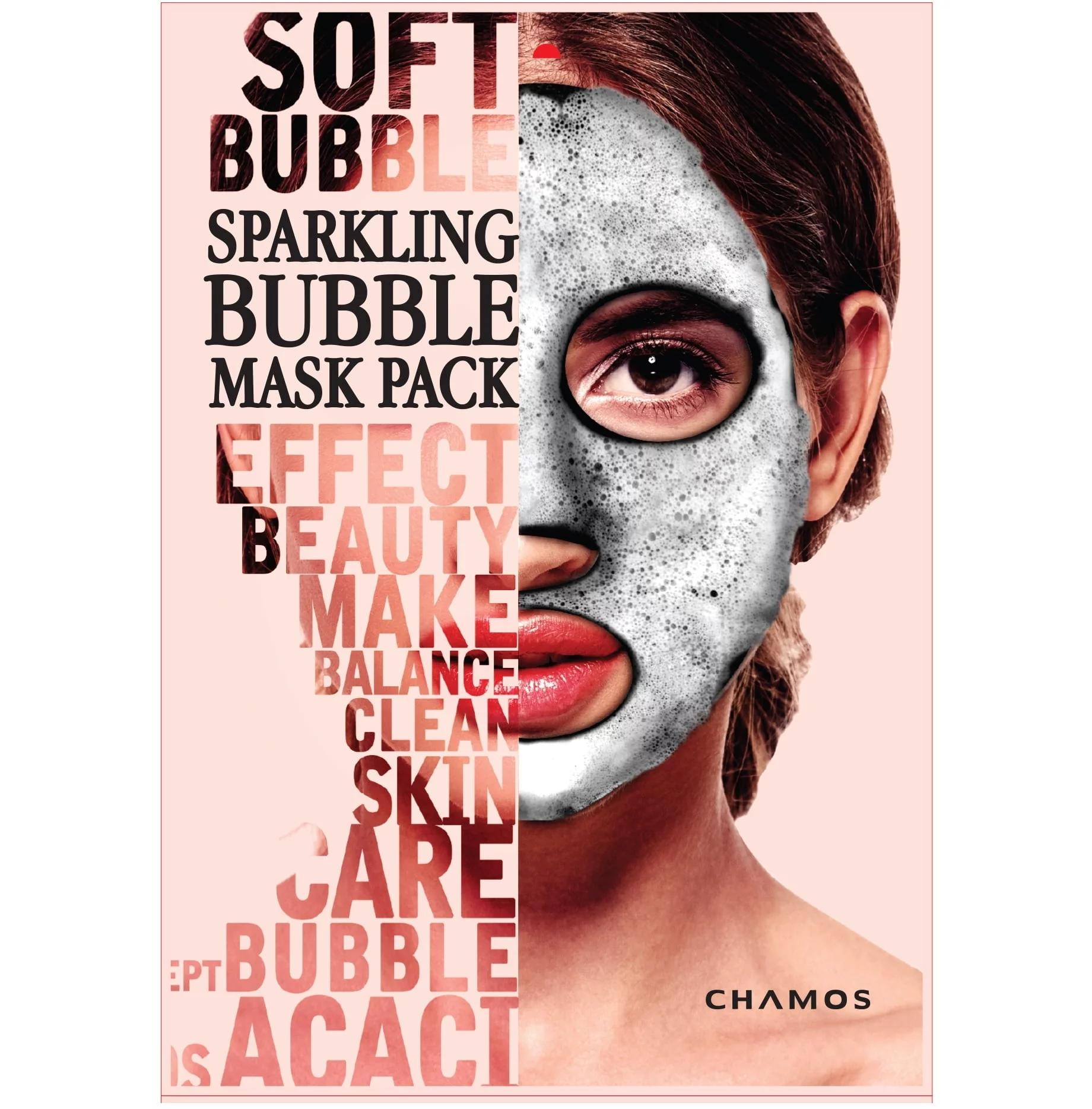 차모스 아가시 스파클링 버블 마스크팩 CHAMOS ACACI SPARKLING BUBBLE MASK PACK 3매