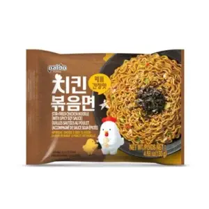 팔도 치킨 볶음면 PALDO Stir-Fried Chicken Noodle X 3