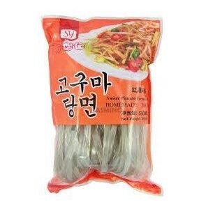 호산 고구마 납작당면 Wide Sweet Potato Noodle 500g